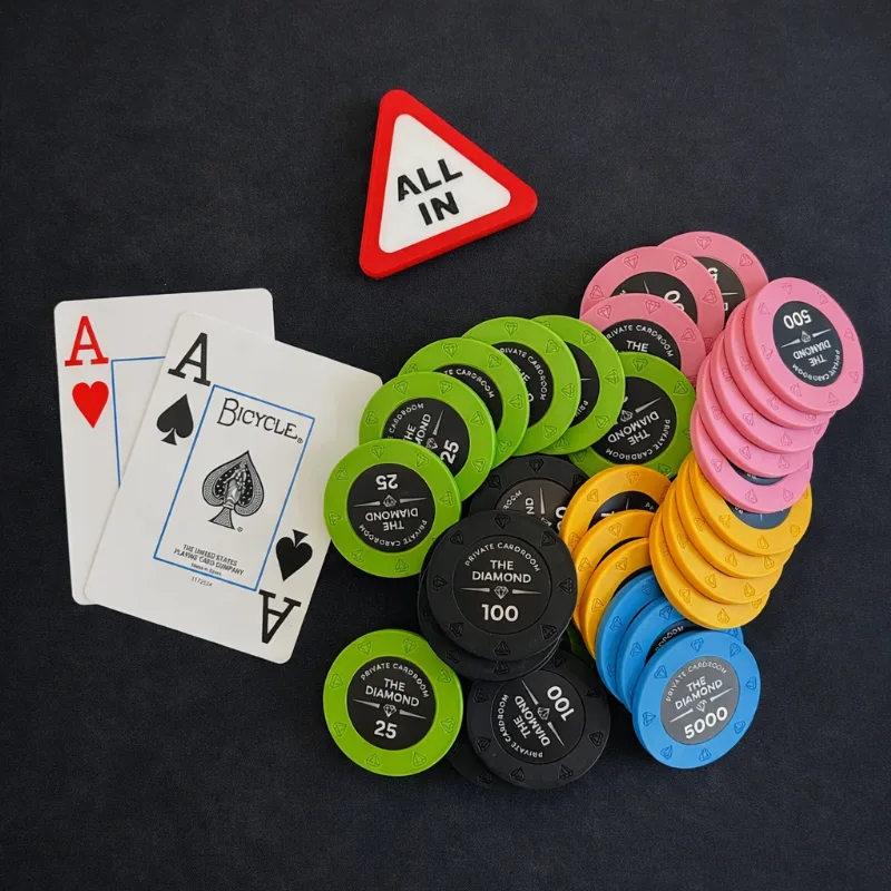 'ALL IN' Poker Chip