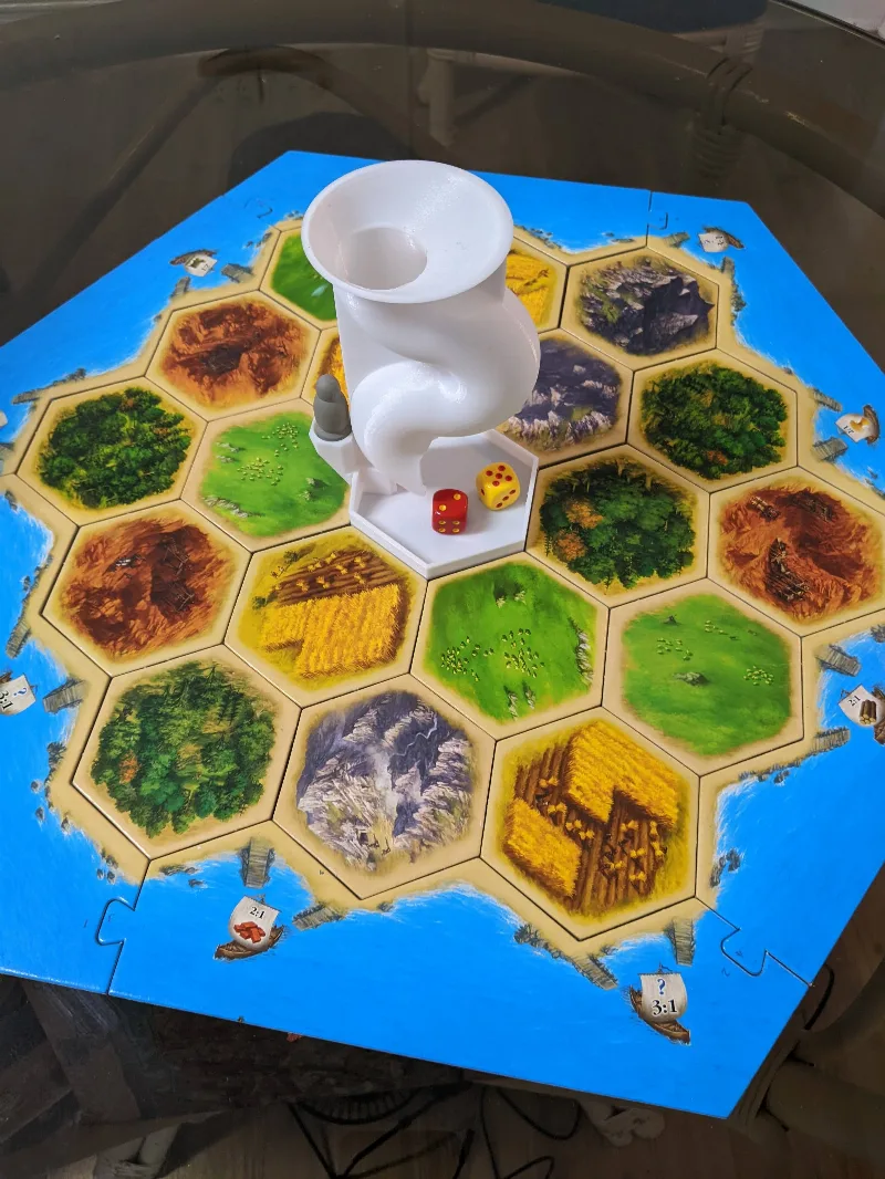 Dice  Tower - Catan Desert Tile