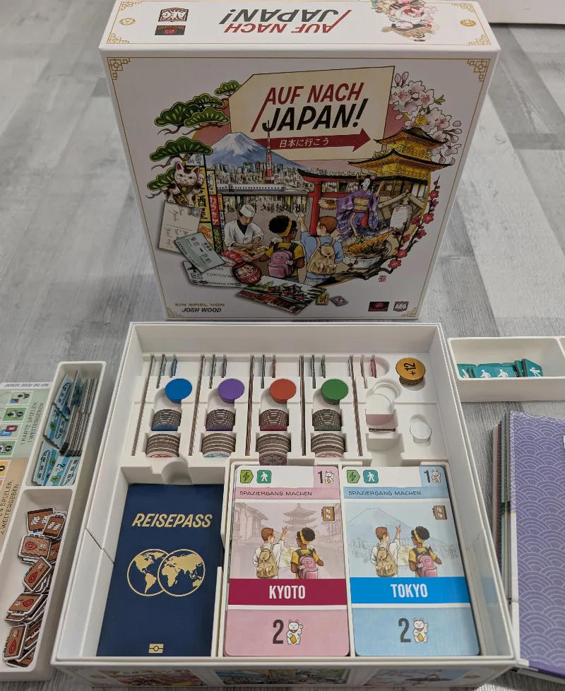 Let's go to Japan! Insert / Organizer - Fits Passport, Day Trip and 5th Player expansion