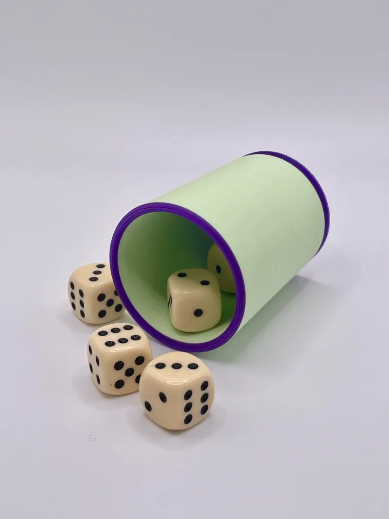 Dice Cup (for Backgammon, 5 Roll or others)