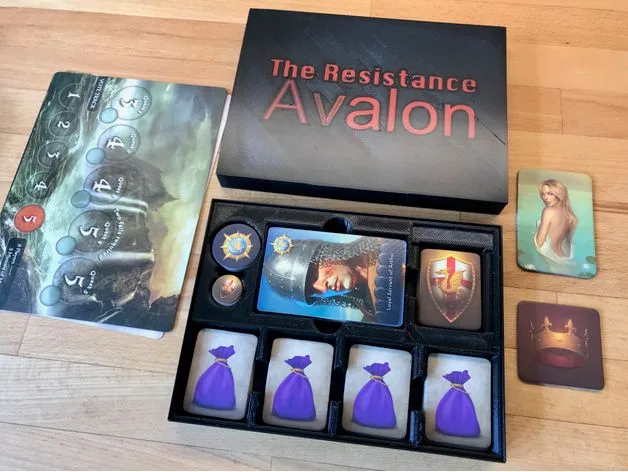 Slim Box or Organizer for The Resistance: Avalon