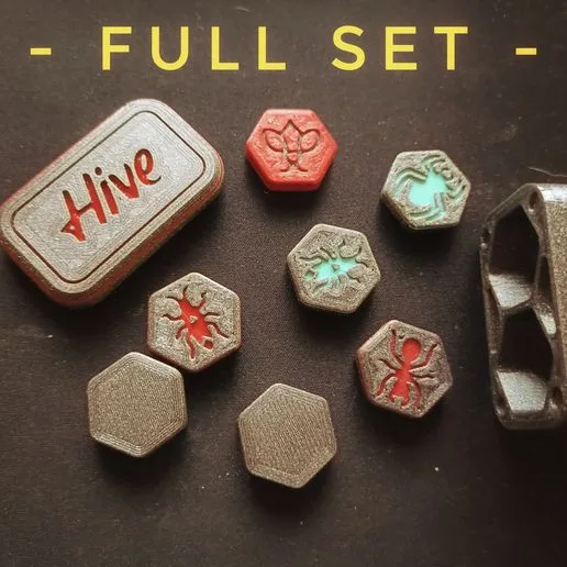 HIVE GAME BOARD - FULL SET