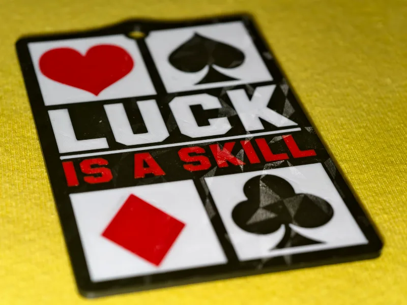 Luck is a skill - poker