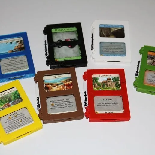 Dominion Card Cases for non-sleeved cards, stroage and gameplay