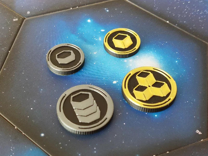 Twilight Imperium IV Weighted TG/Comm. Tokens