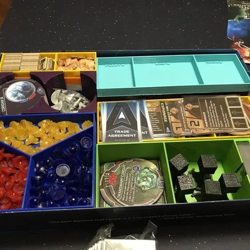 Star Trek Ascendancy Organizer - All Expansions up to Andorians/Vulcans