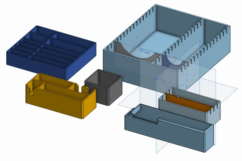 Frosthaven Components Organizers
