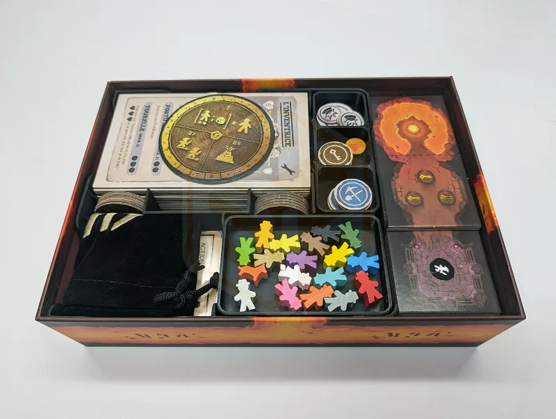 Organizing insert for Sub Terra II board game
