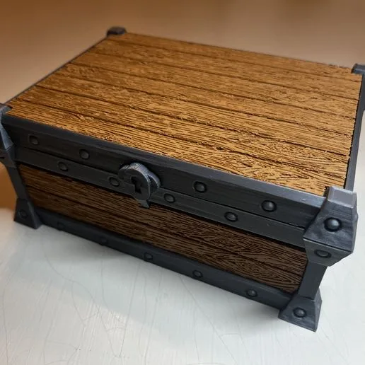 Deluxe Two Color Treasure Chest Storage for Tiny Epic Dungeons