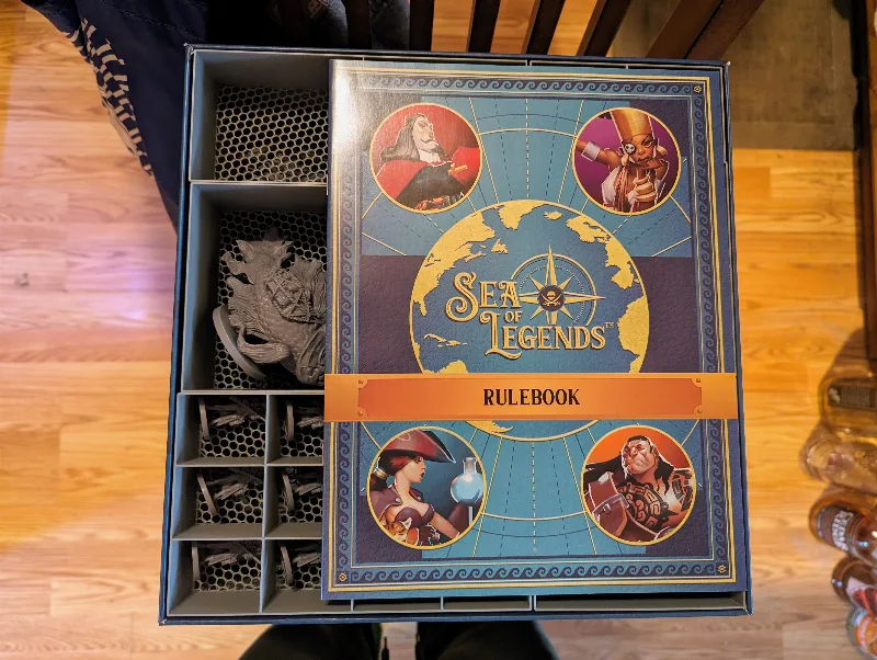 Sea of Legends board game insert (plus all expansions)