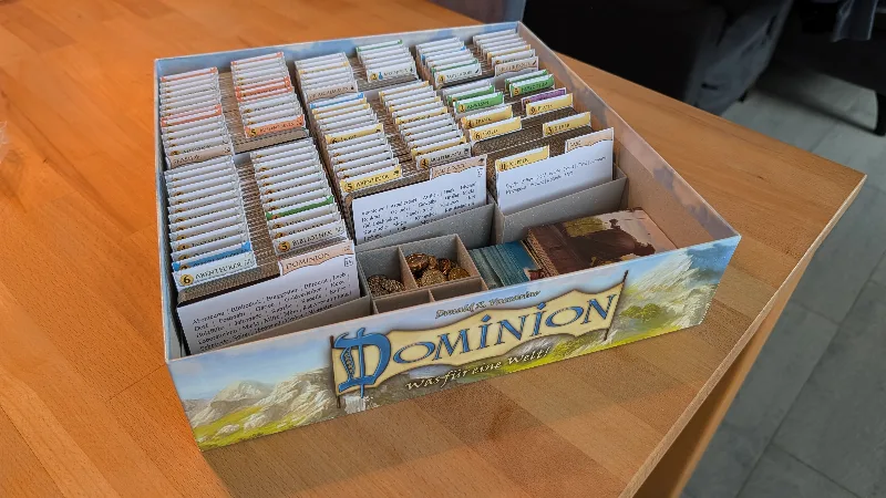 Dominion Inserts 5 in 1 (Basegame + 4 Extensions)
