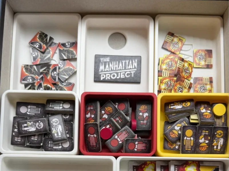 Manhattan Project Board Game Insert