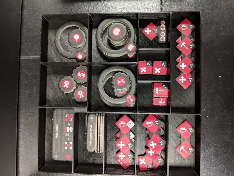 Claustrophobia 1643 Token Trays