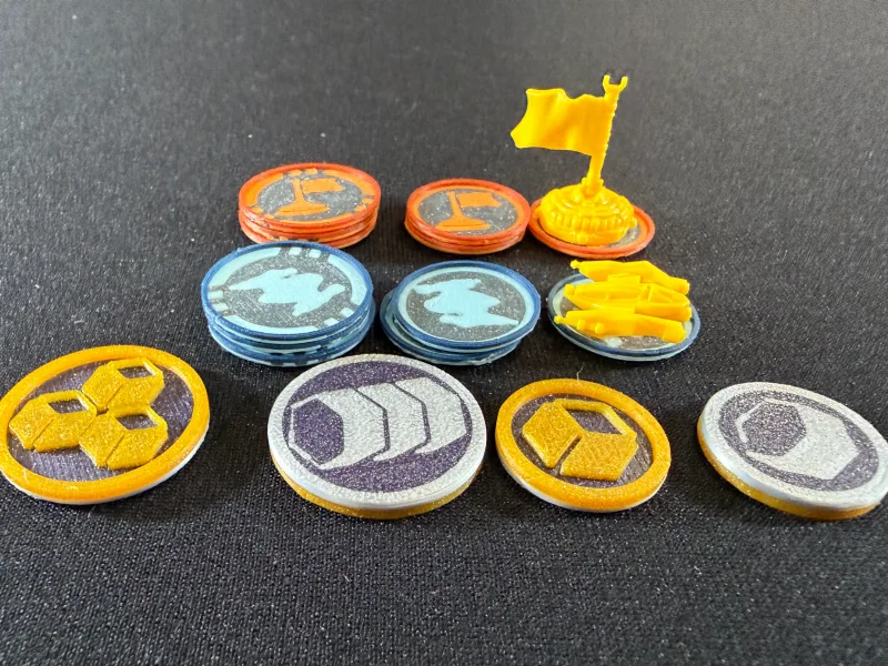 Twilight Imperium Tokens - Trade/Fighter/Infantry