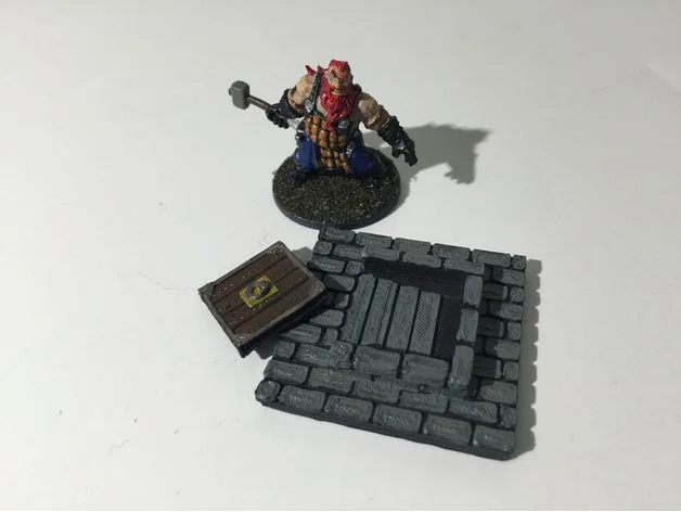 Zombicide Black Plague Vault Door