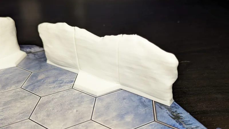 Frosthaven snow wall with removeable door