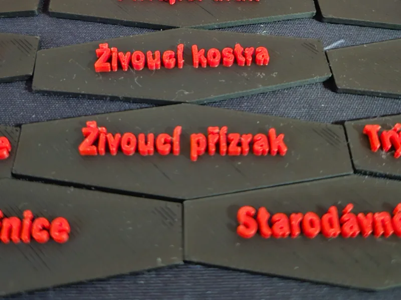 Gloomhaven Monster Initiative Tokens CZE