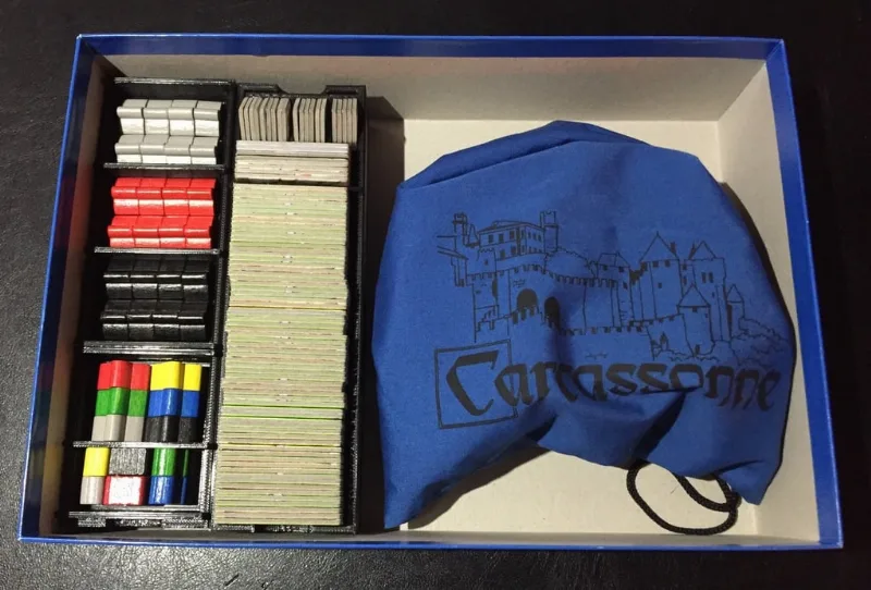 Modular Carcassonne Organizer