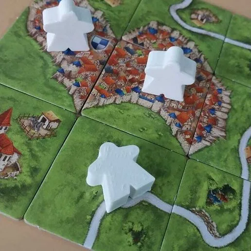 Carcassonne meeple piece