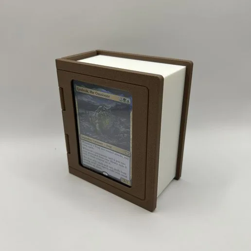 Spell Book Deck Box - Magic the Gathering - EDH Commander - Pokémon - Yu-gi-oh - Magnetic Deck Box and Tray