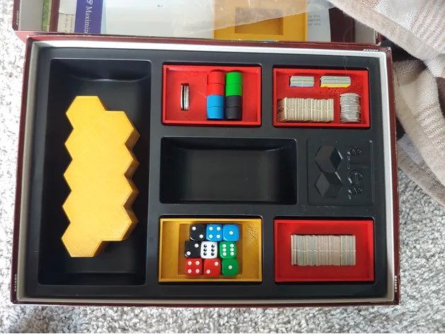Castles Of Burgundy Board Game Organizer