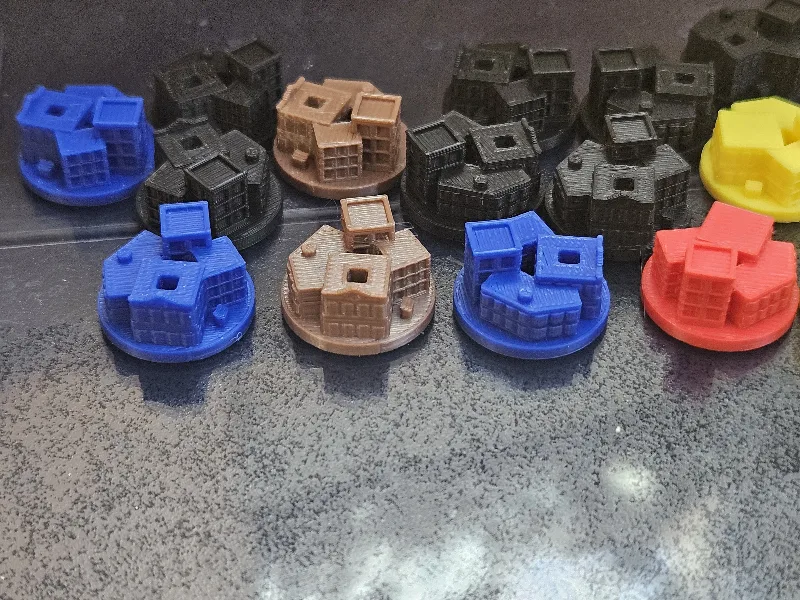 Ticket to Ride Legends of the West Smaller City tokens (small spoiler)
