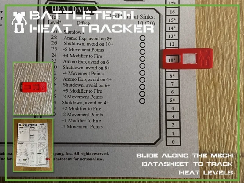 BattleTech Heat Tracker / Slider