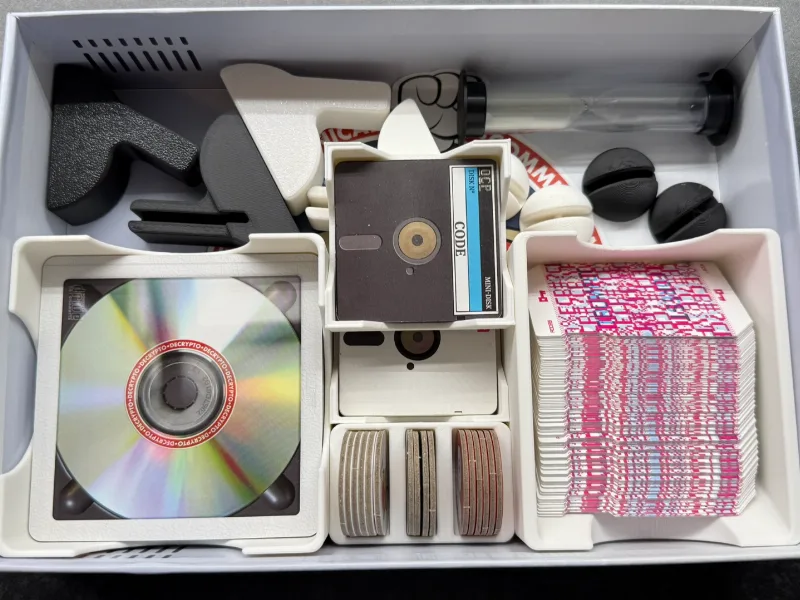Decrypto and Laser Disc Expansion Game Insert