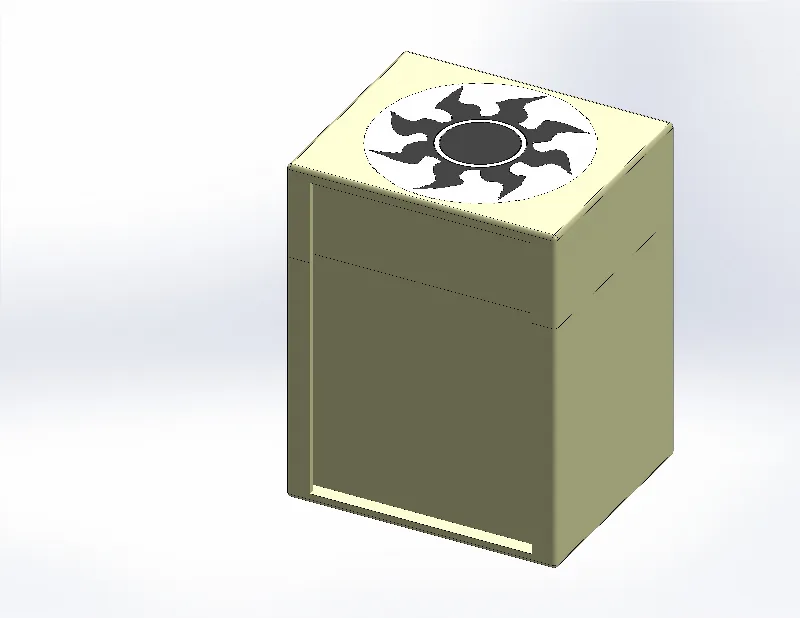 Magic The Gathering :  Mana Symbol Deck Box
