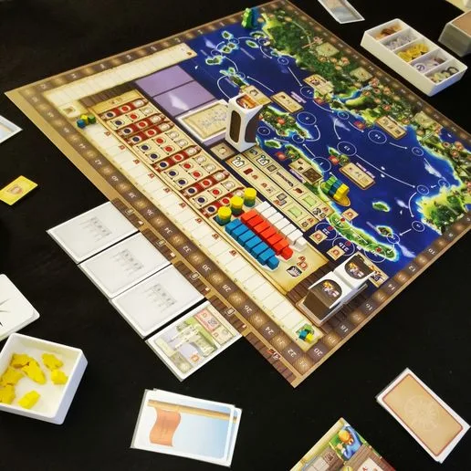 MARACAIBO and THE UPRISING - Set of inserts and boxes for the board game published by Super Meeple / Game'sUp