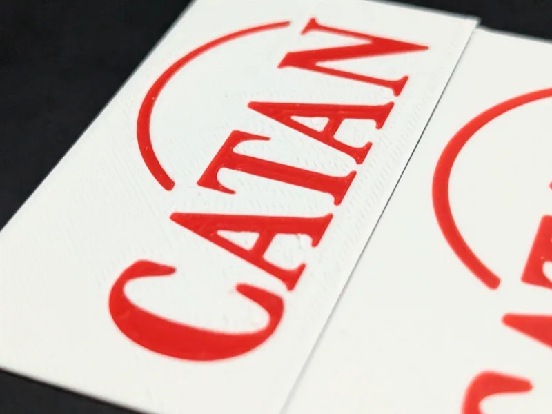 Catan box label Insert 79 x 39 Gridfinity 0.4 mm