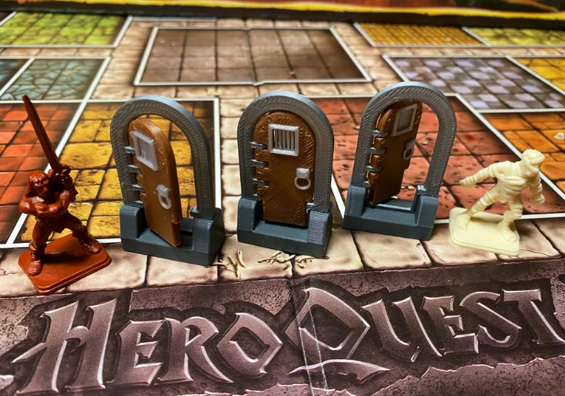 HEROQUEST Articulated Prison Door (Heroquest bewegliche Verlies-Tür)