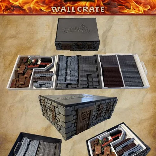 Caja para muros y paredes de Zombicide Black Plague