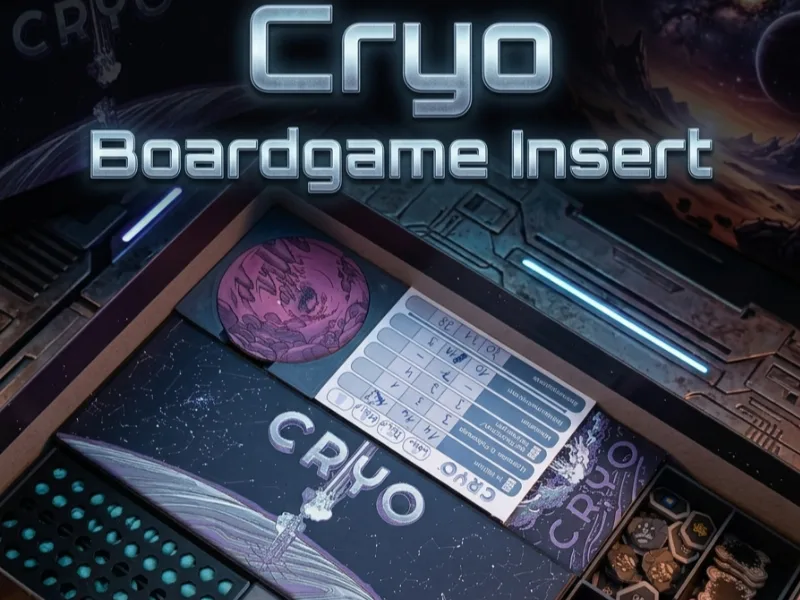 Cryo Board Game Insert - Chroma Canvas Edition
