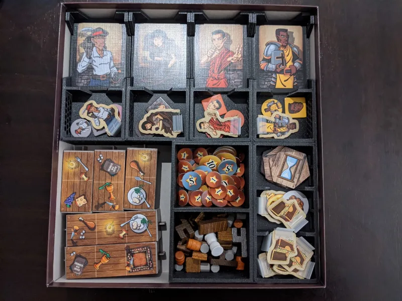 The Dragon & Flagon Board Game Inserts
