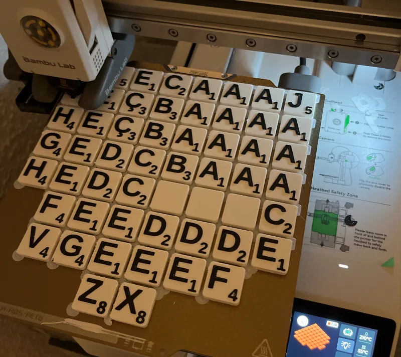 Portuguese Scrabble Tile Set + Tile Generator