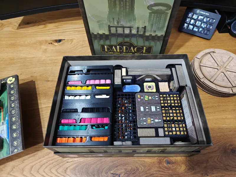 Barrage ALL IN Board Game Insert / Organizer