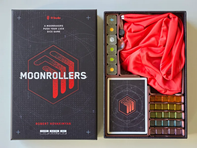 Moonrollers w/extra dice - Organizer Insert