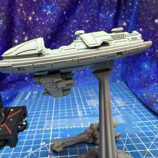 Old Republic Valor Cruiser Star Wars Armada scale