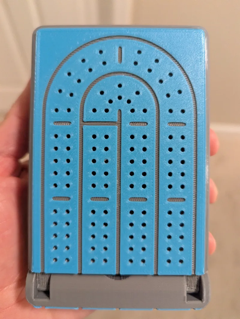 2 Player Compact Folding Cribbage with Skunk Line (2 options)