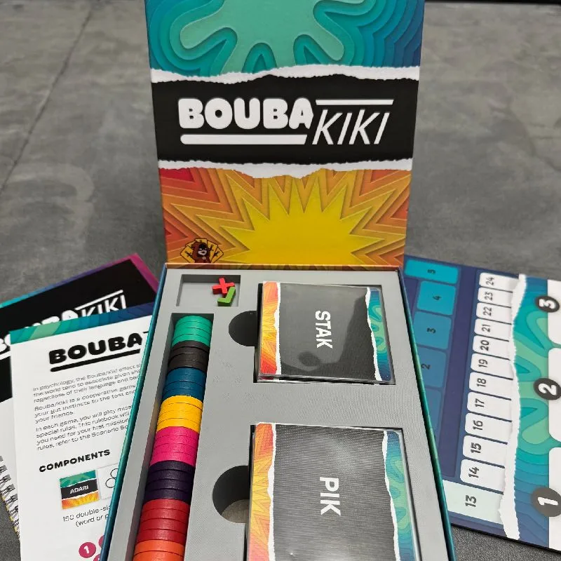 Bouba/Kiki Board Game Insert