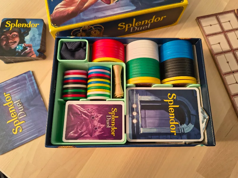 Splendor Box Insert (fits Base and Duel versions into single Duel box)