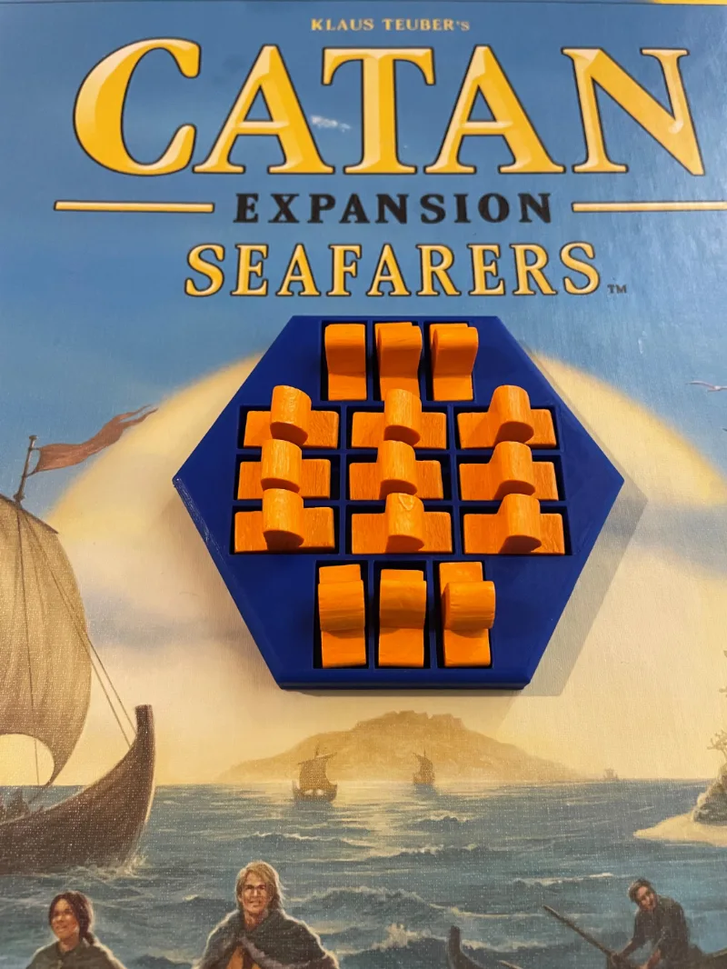 Catan Seafarers Piece Holder