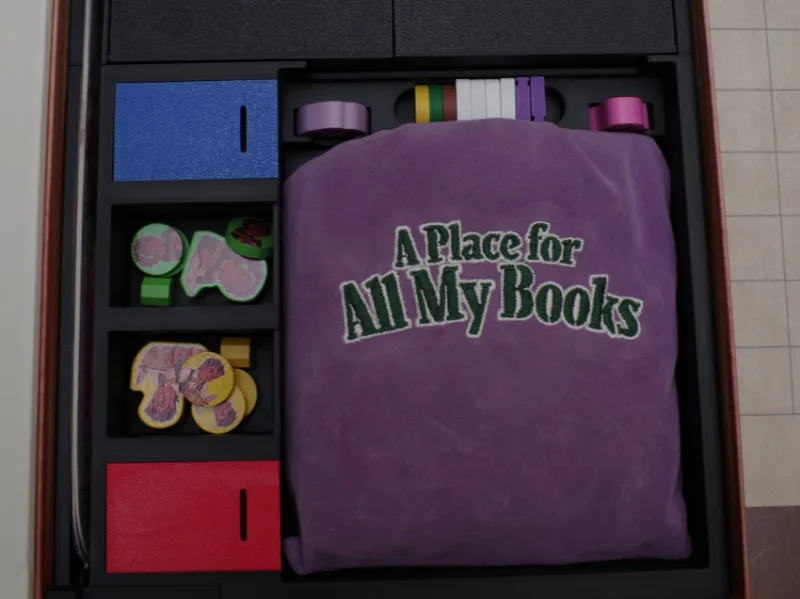 A Place For All My Books Deluxe board game insert