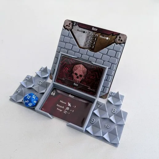 Gloomhaven Monster Stats and Damage Holder - d20