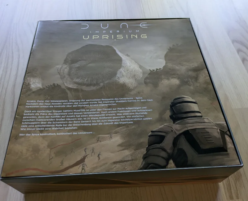 Dune Imperium Uprising with Bloodlines Insert/Organizer (Sleeved Cards)