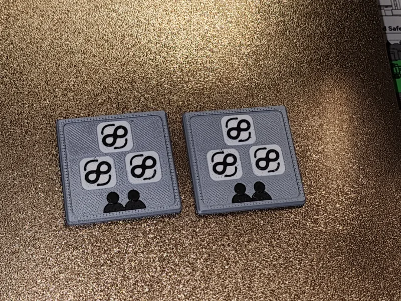 2 Player scoring reminder for Stamp Swap boardgame