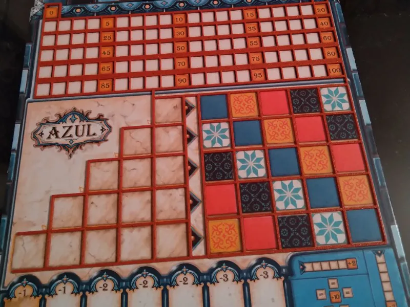 Azul gameboard overlay Minimalist 15gr