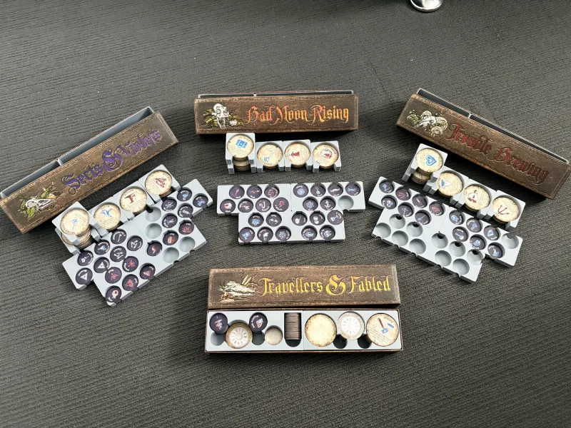 Blood On The Clocktower (BOTC) Token box inlays