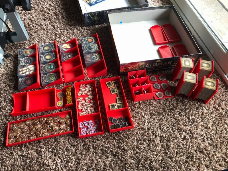 DungeonQuest Revised Edition Organizer Insert